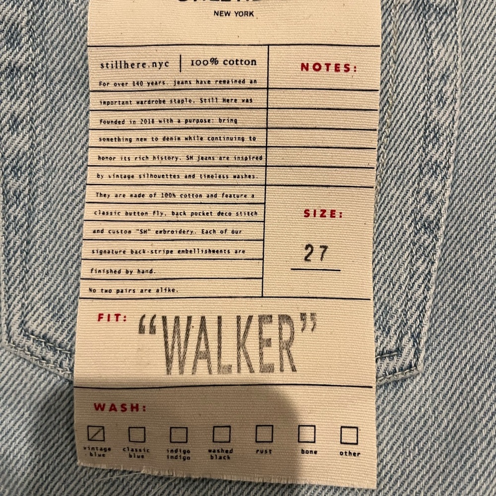 Women’s Still Here Blue Jeans